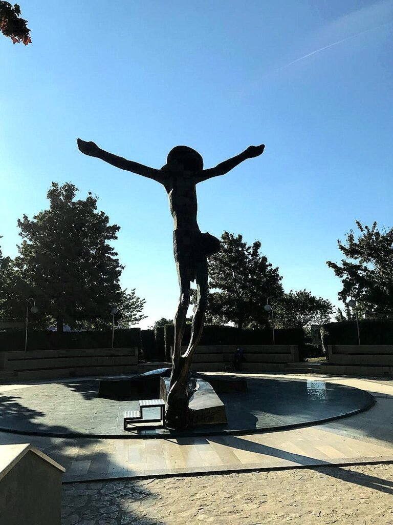 The Risen Christ statue in Medjugorje