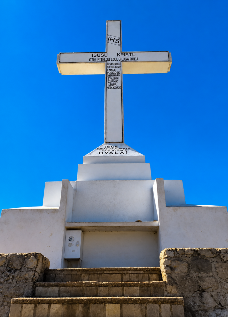 The cross on Križevac in Medjugorje